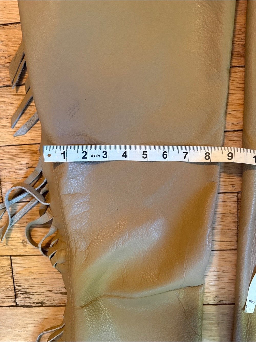 Tan Leather show Chaps - Picture 11 of 13